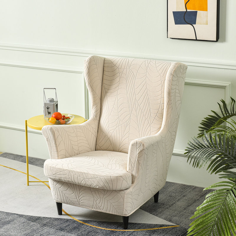 House of Hampton T Cushion Wingback Slipcover Reviews Wayfair